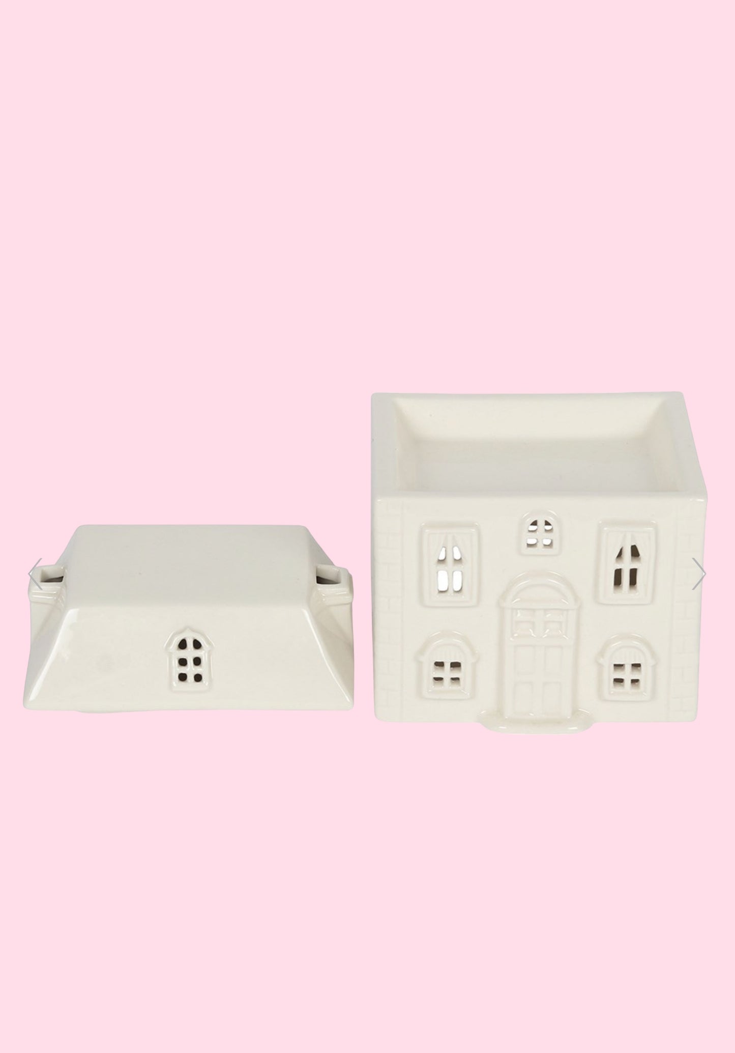 White Ceramic House Burner