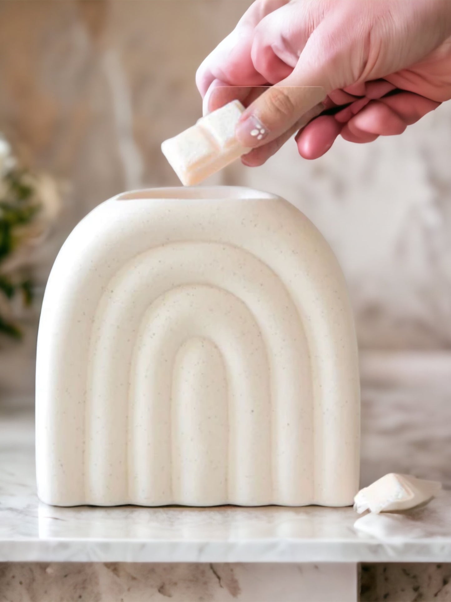 Cream Speckle Arch Burner