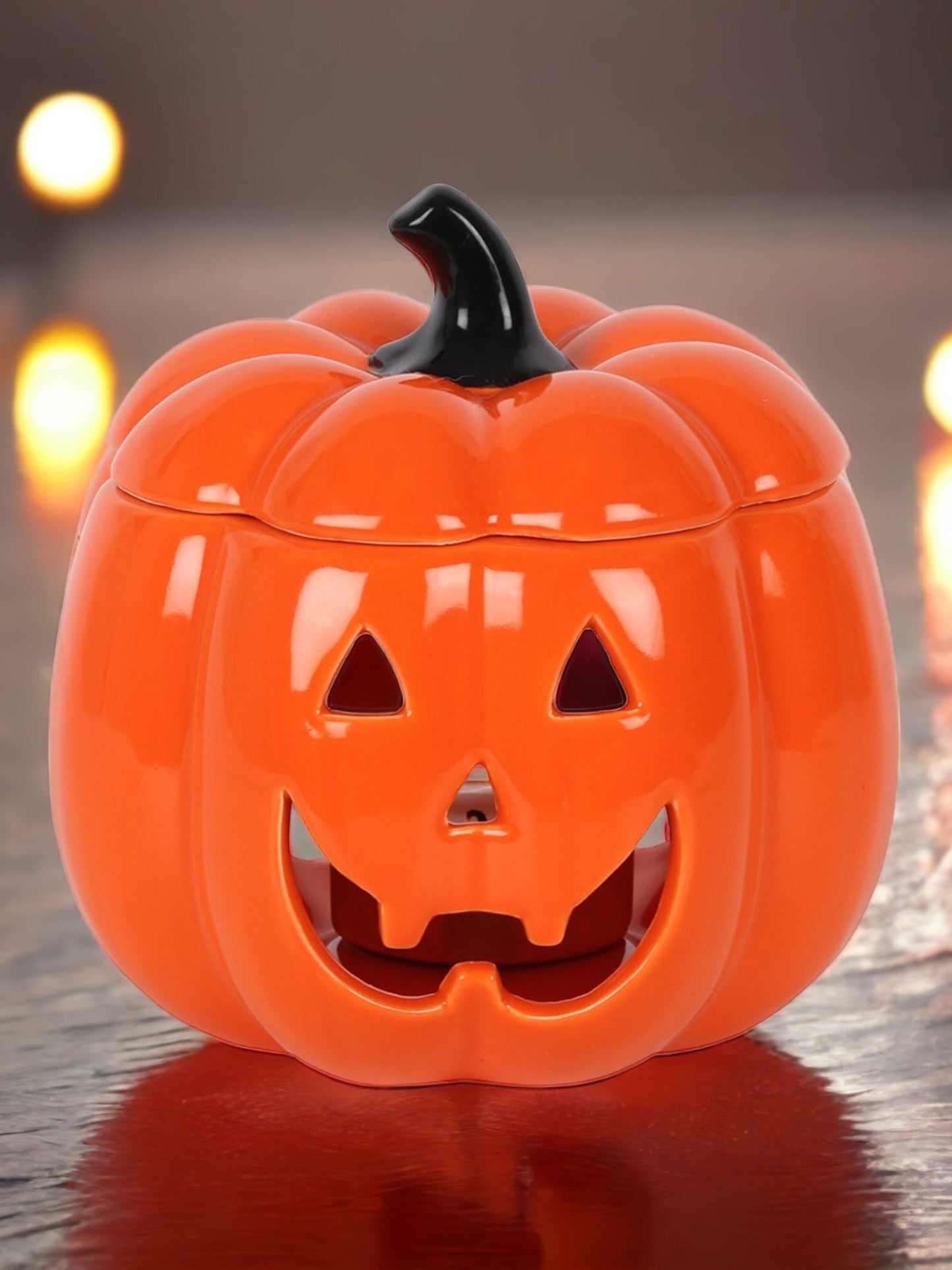 Orange Jack -O- Lantern Burner