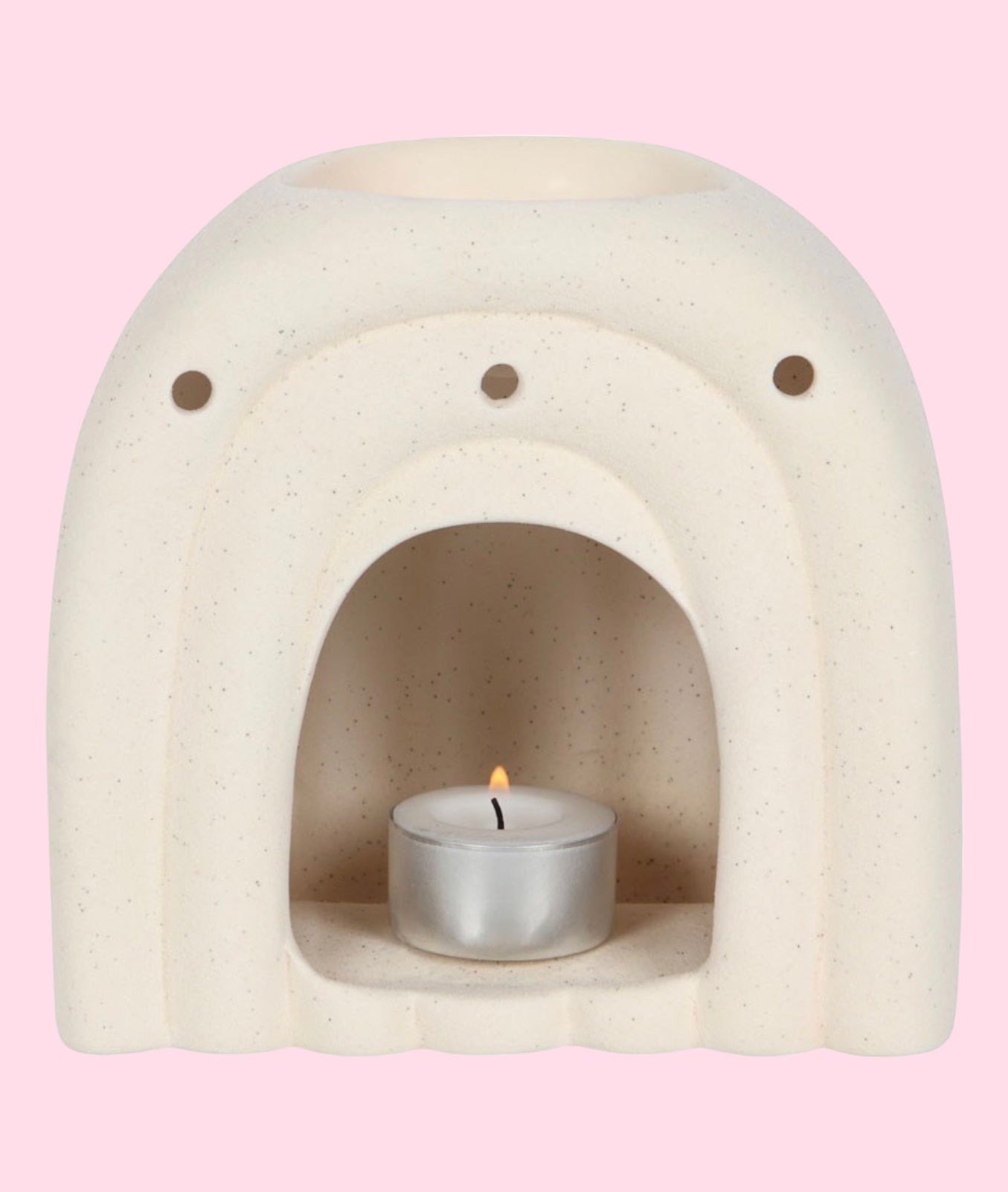 Cream Speckle Arch Burner