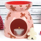 Gingerbread Pink Ceramic Burner