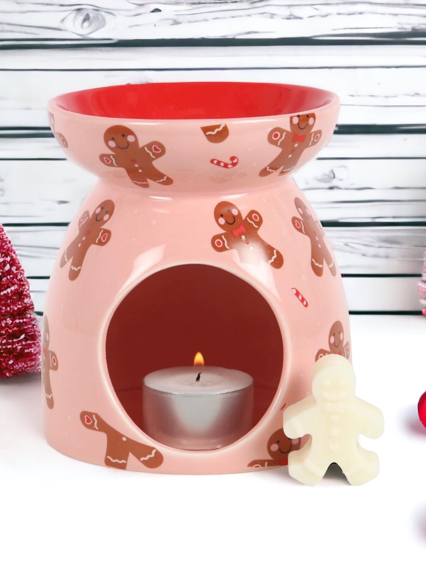 Gingerbread Pink Ceramic Burner