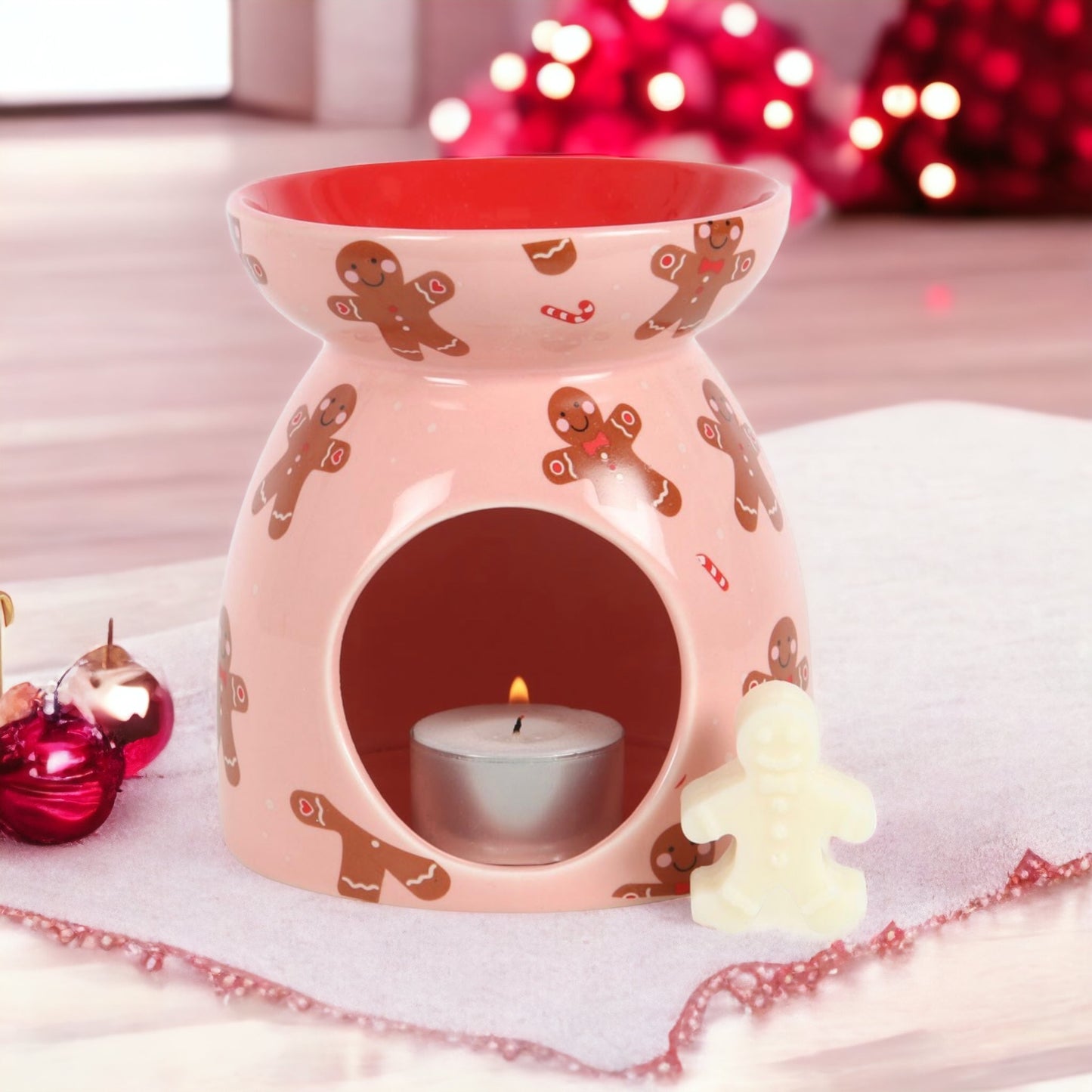 Gingerbread Pink Ceramic Burner