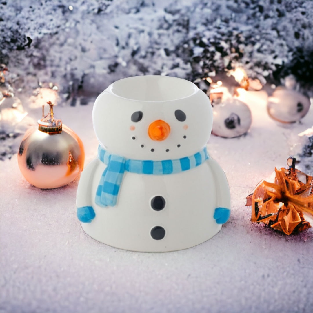Snowman Ceramic Wax Burner